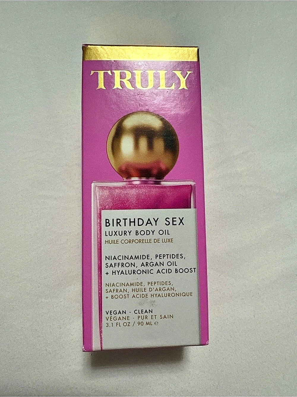 Truly Birthday Sex Luxury Body Oil Pink & Gold 3.1 fl oz